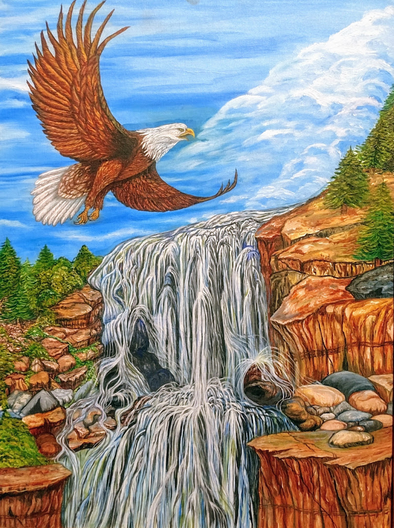 Eagle Tastes Freedom - Art