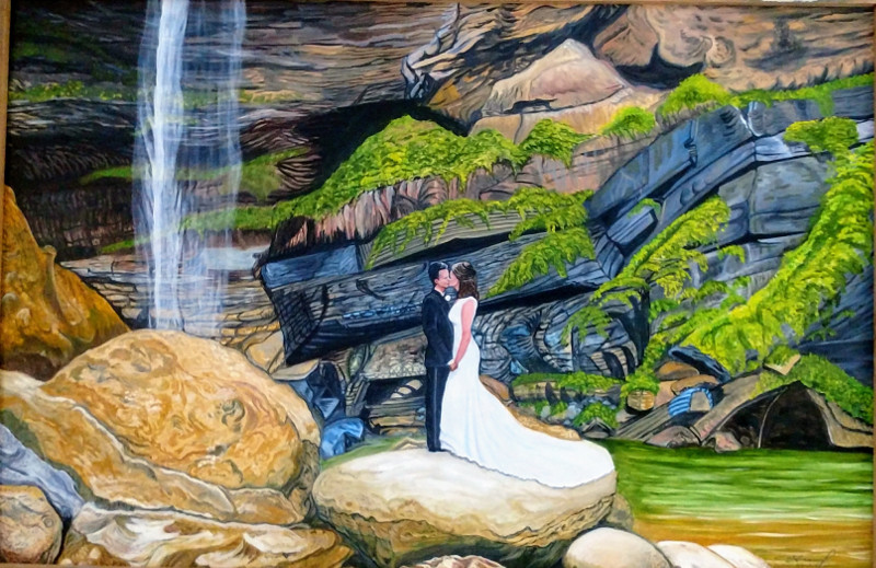 Toccoa Falls Wedding - Portrait