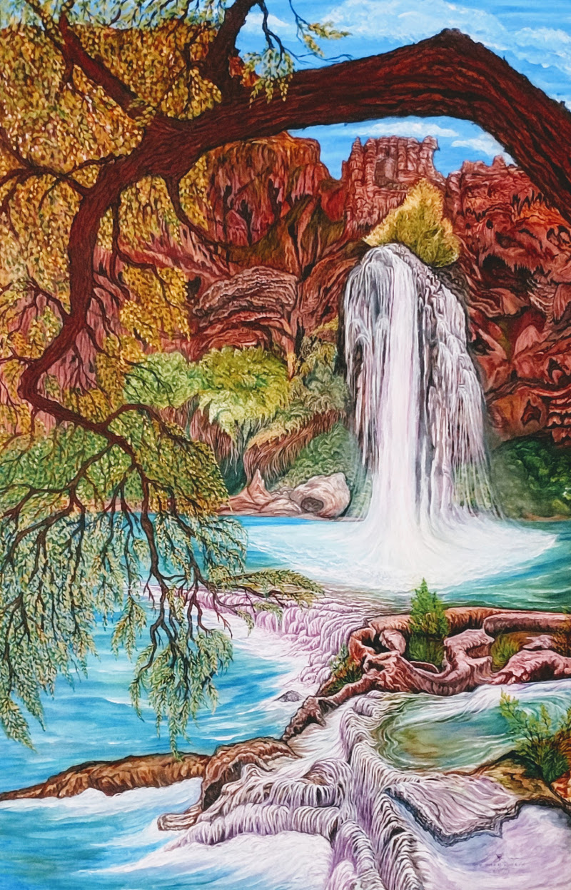 Havasupai Falls - Oils Art