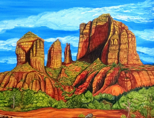 Painting of Mountains